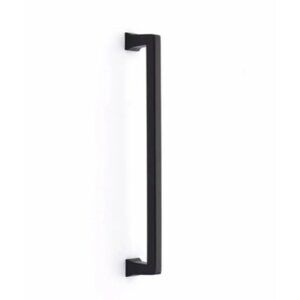 Emtek Alexander 12" Appliance Pull Flat Black Modern Cabinet Pull 86479US19